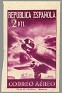 Spain - 1939 - Airplane - 2 Ptas - Pinkish Lilac - Spain, Plane - Edifil NE 41 - Airplane in Flight - 0